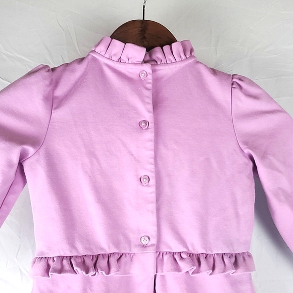 Janie And Jack Ruffle Ponte Dress In‎ Orchid - Picture 7 of 10